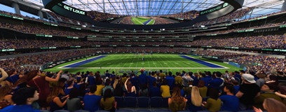 Seat view from 200 Level