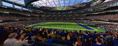 Seat view from 200 Level