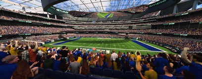 Seat view from 200 Level