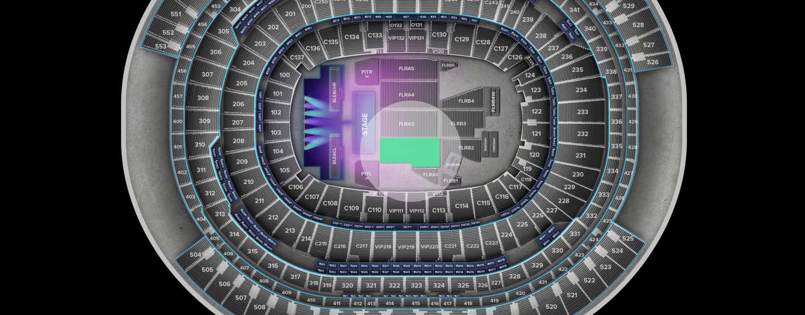 Seat view from Floor