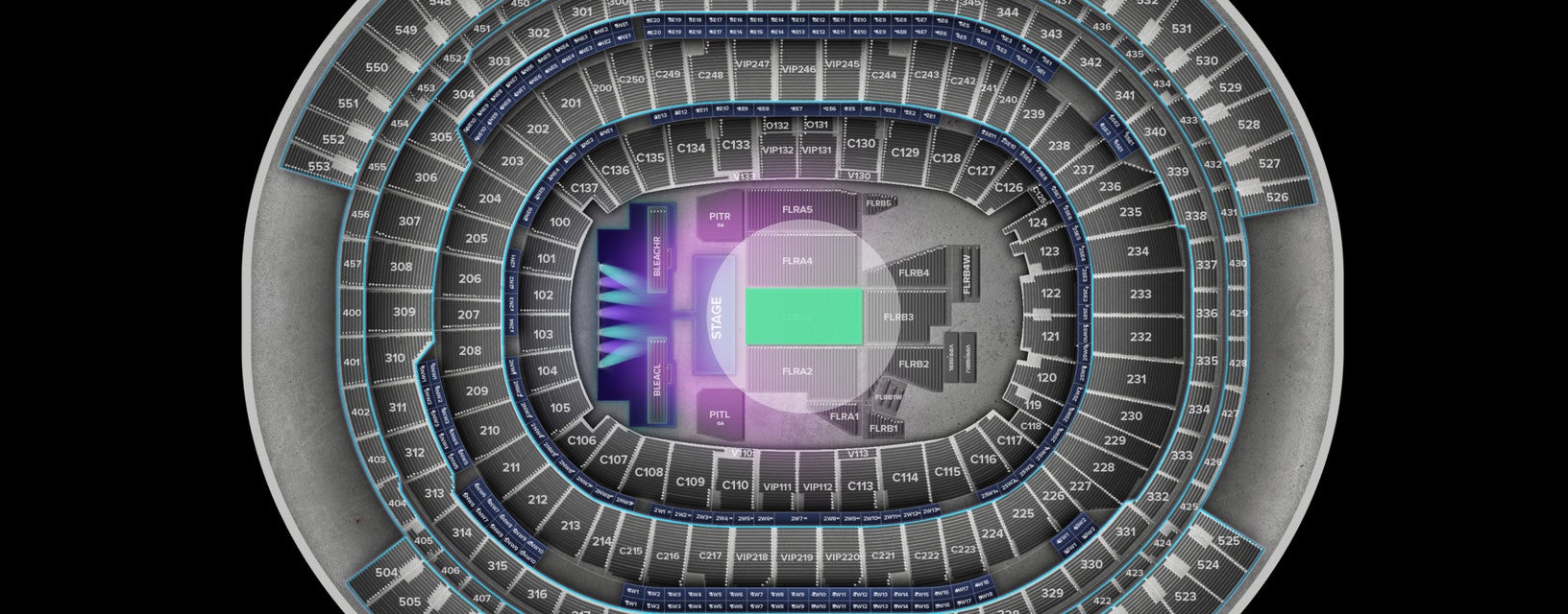 Seat view from Floor