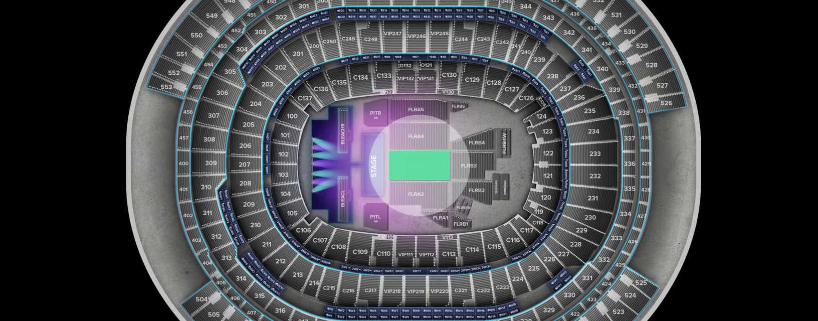 Seat view from Floor
