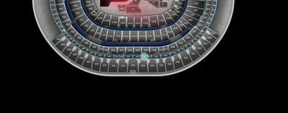 Seat view from Loge