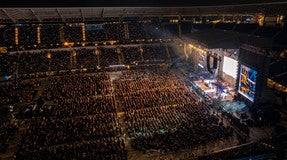Seat view from Loge
