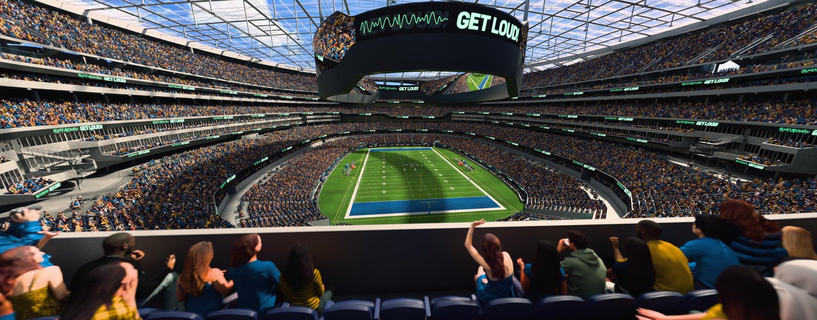 Seat view from 300 Level