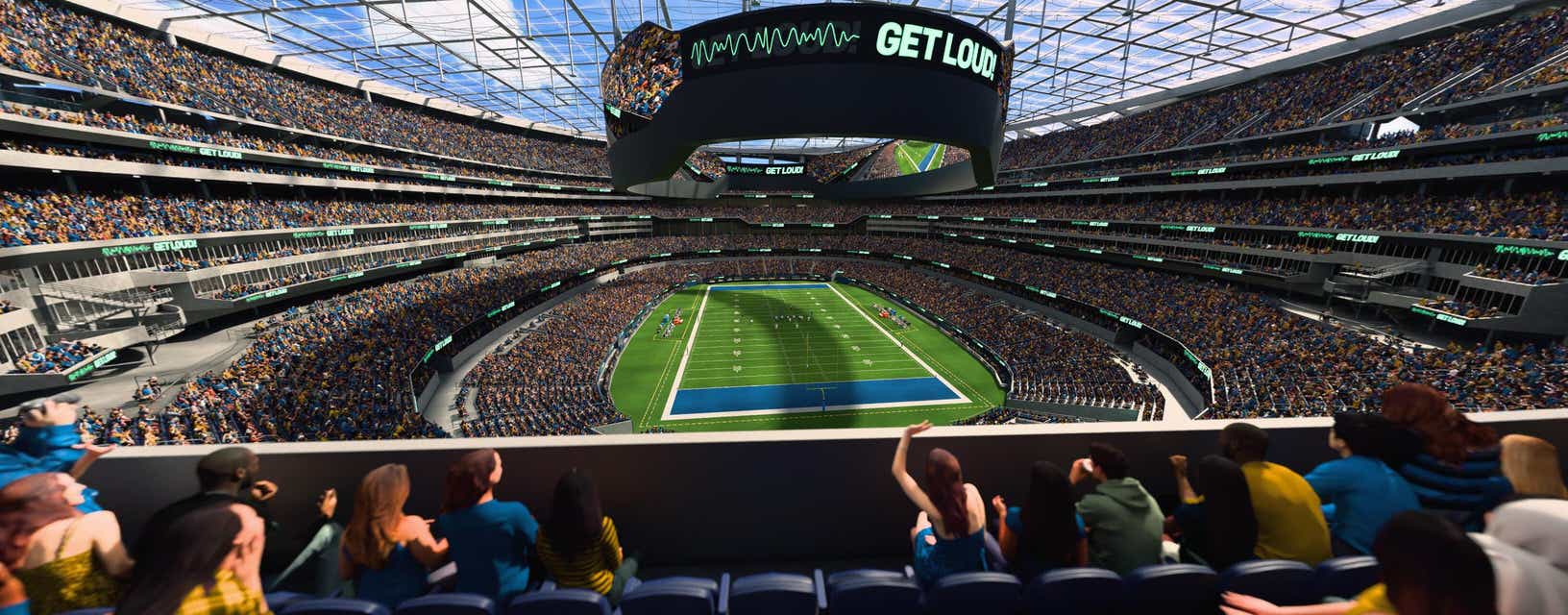 Seat view from 300 Level