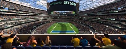 Seat view from 300 Level