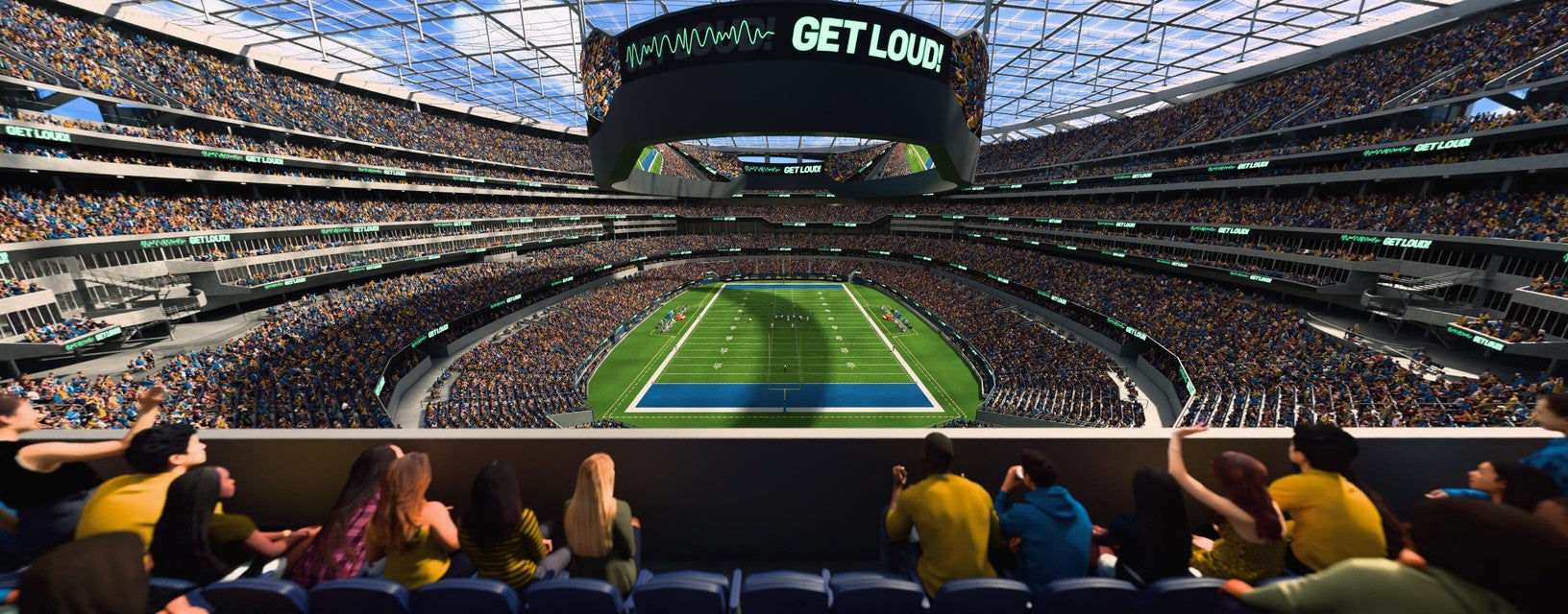 Seat view from 300 Level