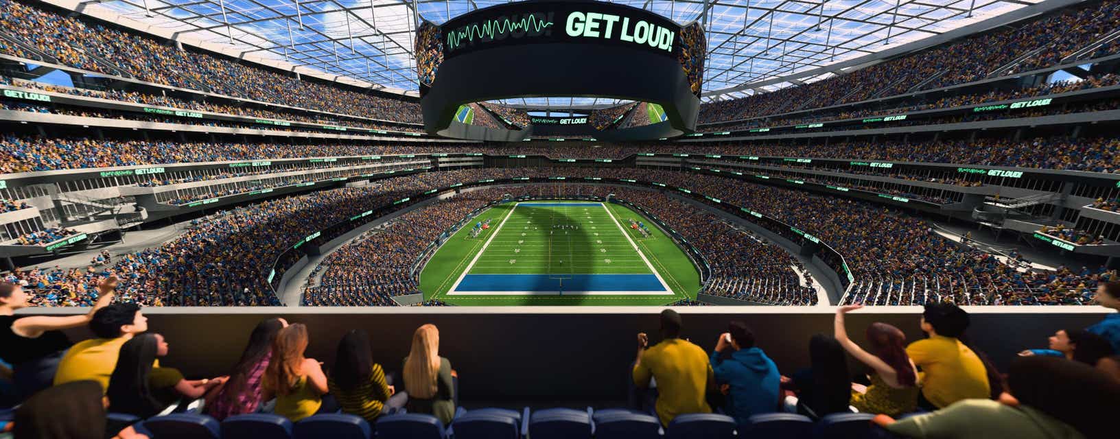 Seat view from 300 Level