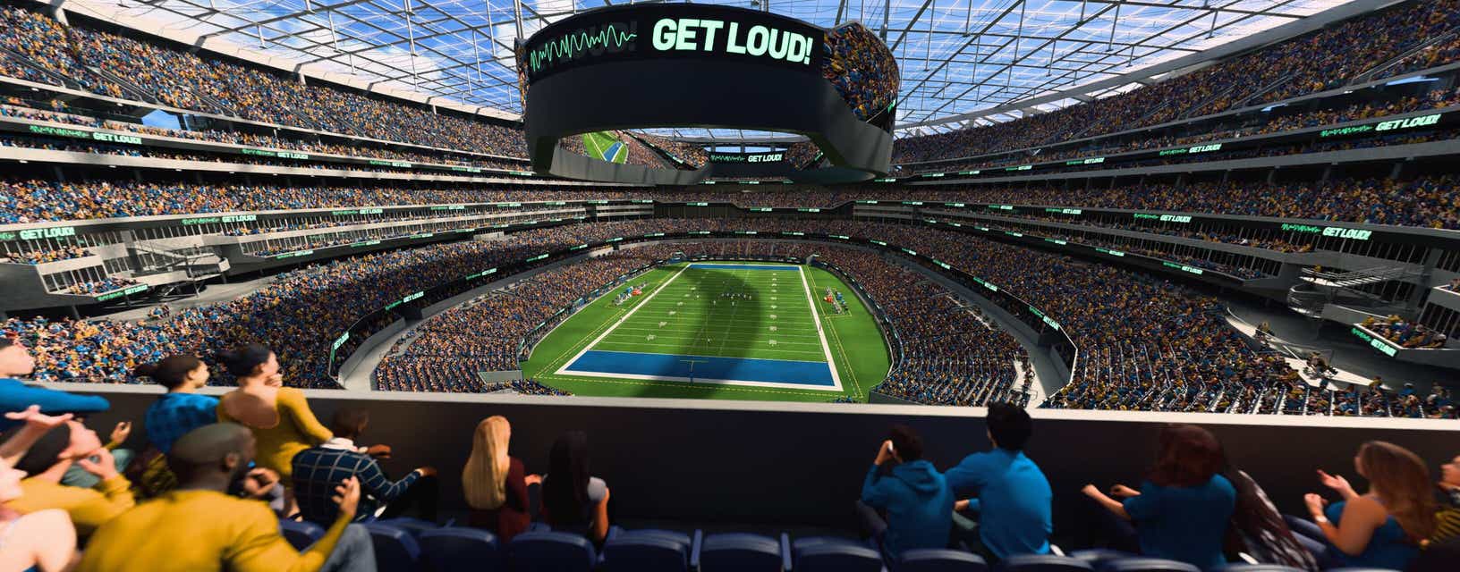 Seat view from 300 Level