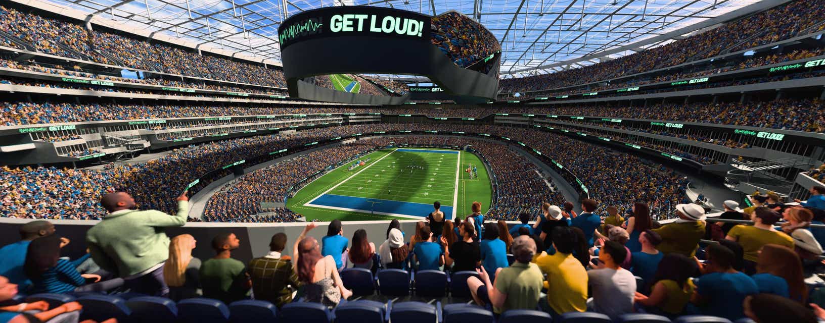 Seat view from 300 Level