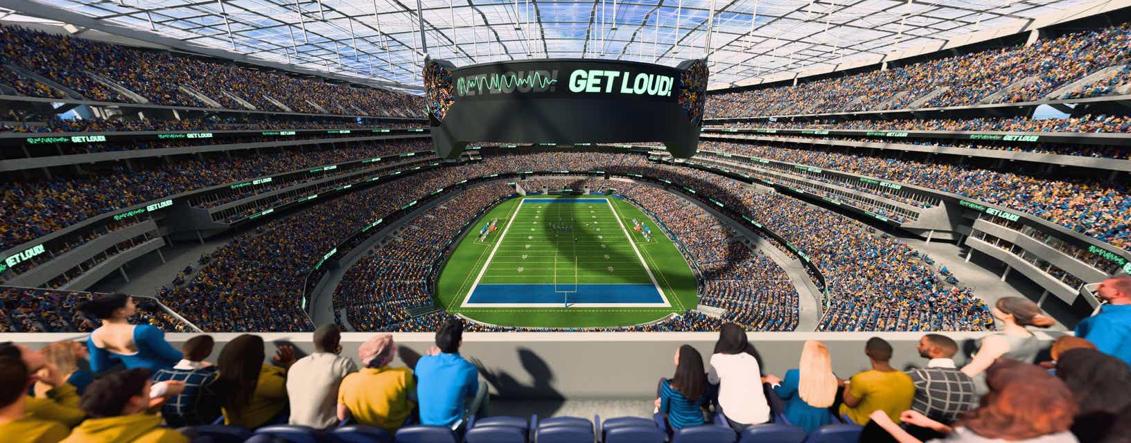 Seat view from 400 Level