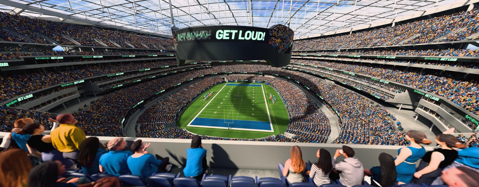 Seat view from 400 Level