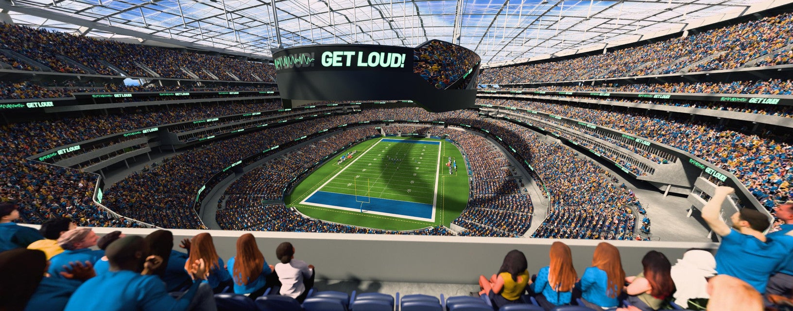 Seat view from 400 Level