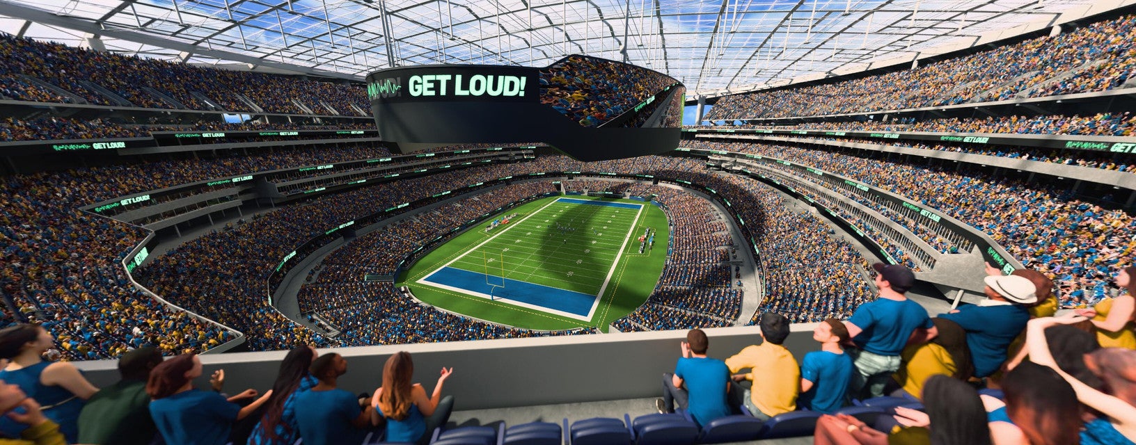 Seat view from 400 Level