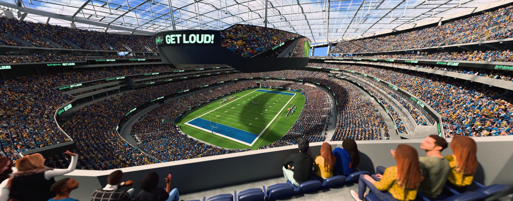 Seat view from 400 Level