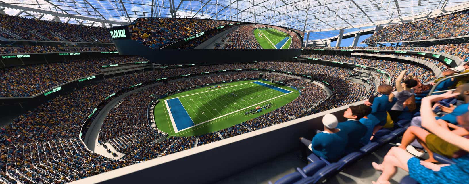 Seat view from 400 Level