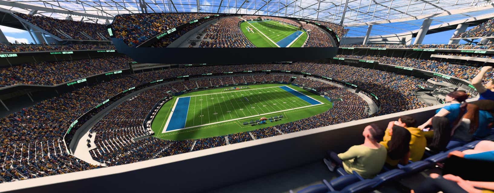 Seat view from 400 Level