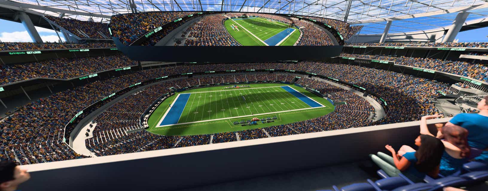 Seat view from 400 Level