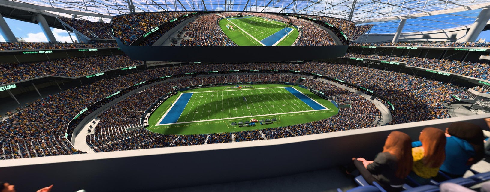 Seat view from 400 Level
