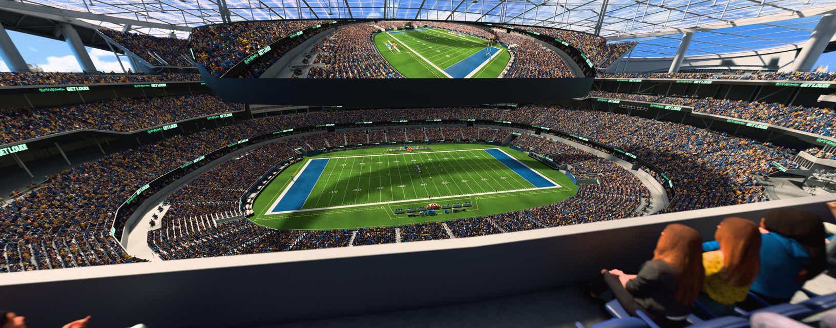 Seat view from 400 Level