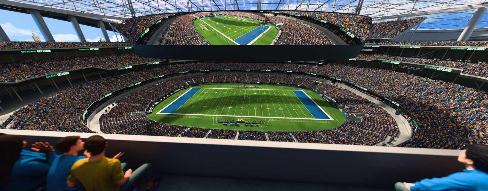 Seat view from 400 Level
