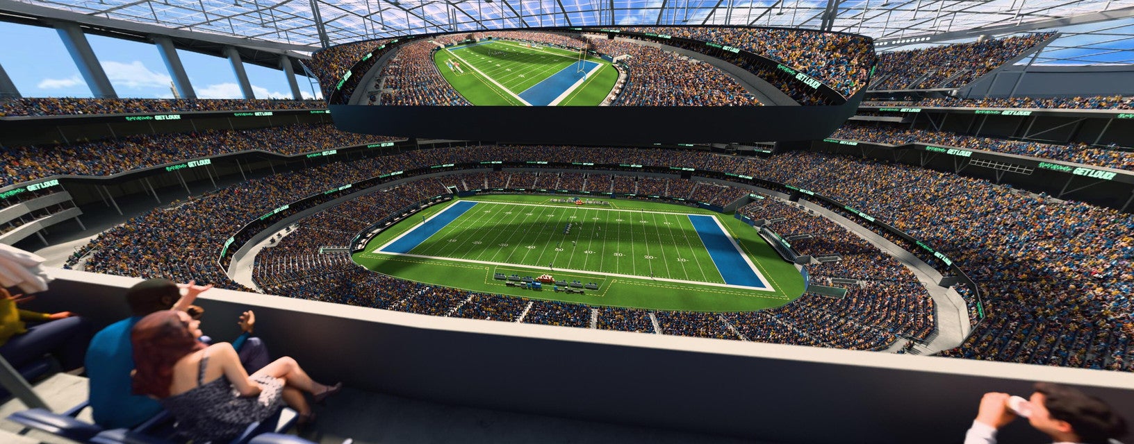 Seat view from 400 Level