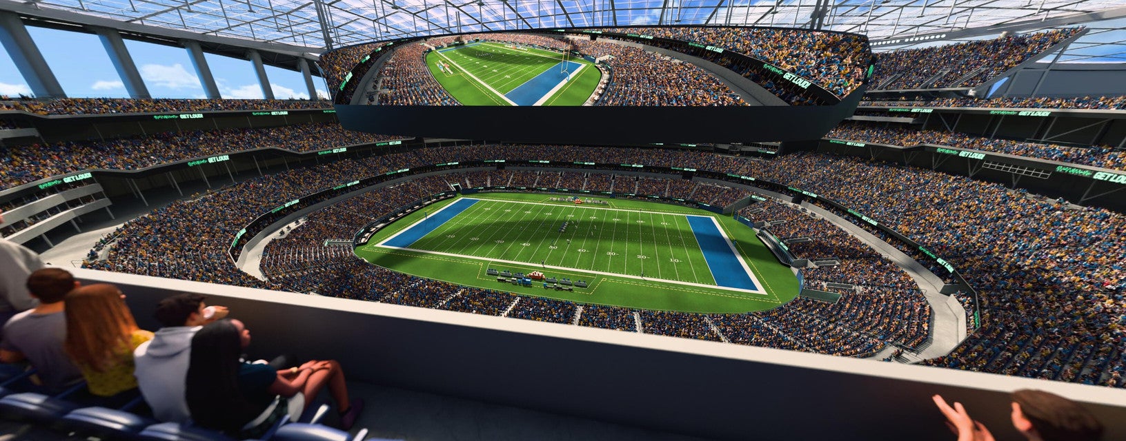 Seat view from 400 Level