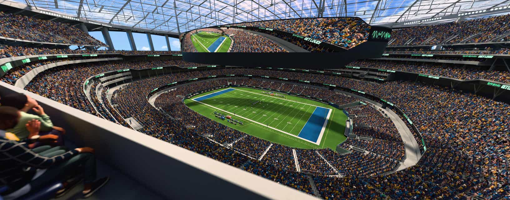 Seat view from 400 Level