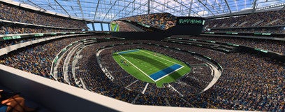 Seat view from 400 Level