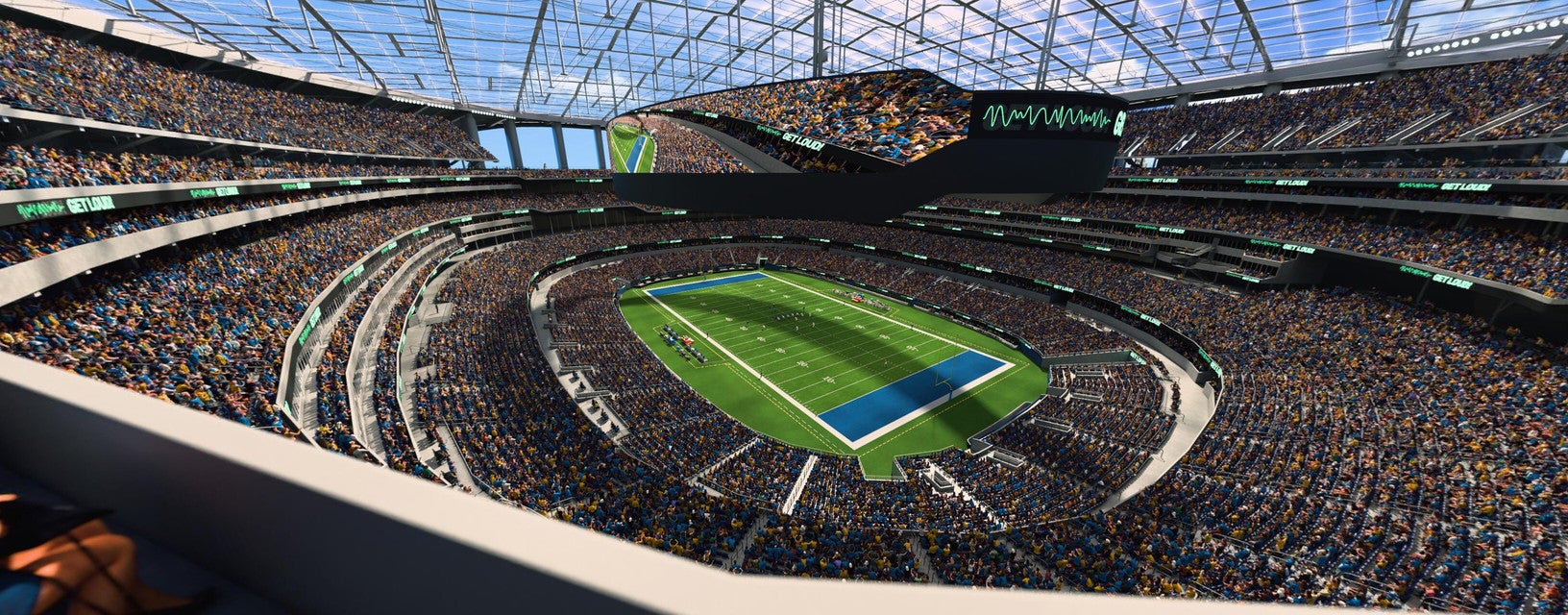 Seat view from 400 Level