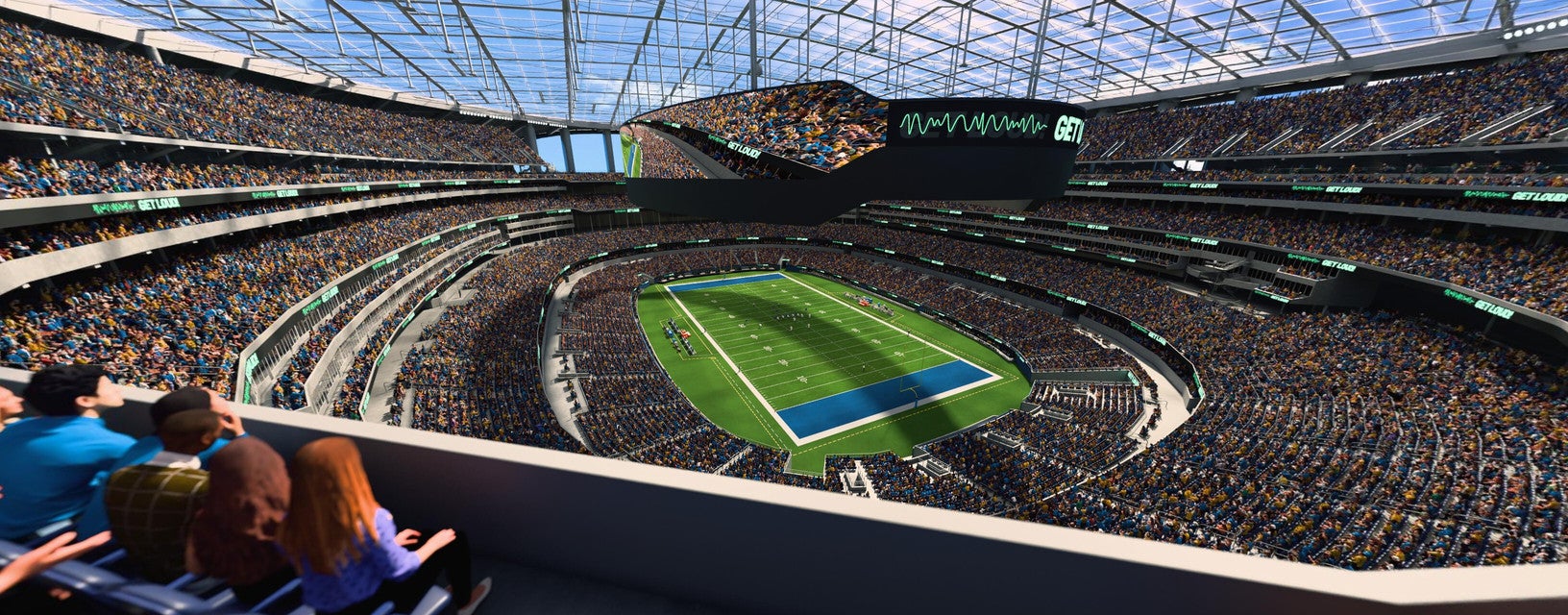 Seat view from 400 Level