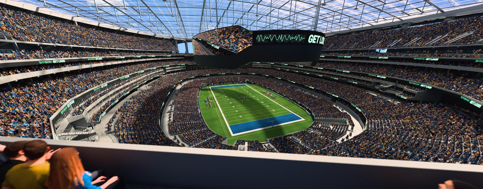 Seat view from 400 Level