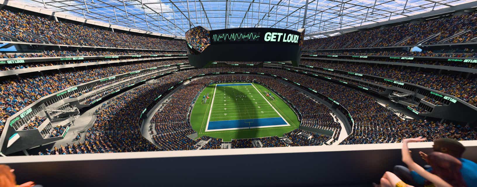 Seat view from 400 Level