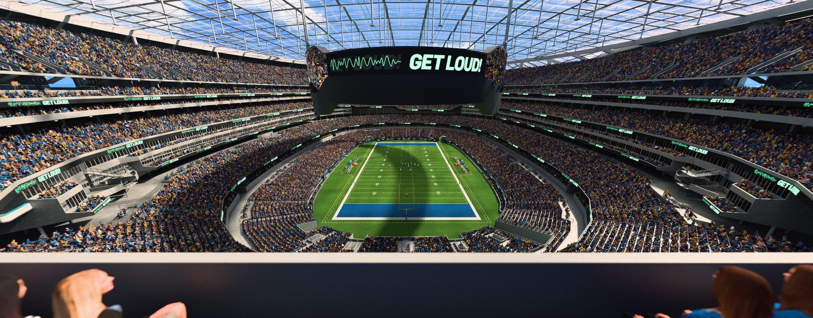 Seat view from 400 Level