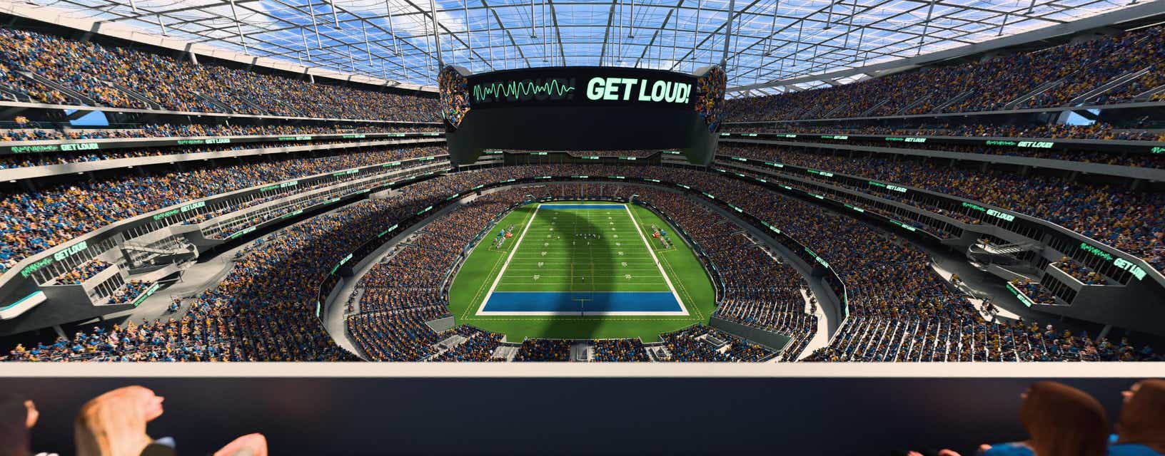 Seat view from 400 Level