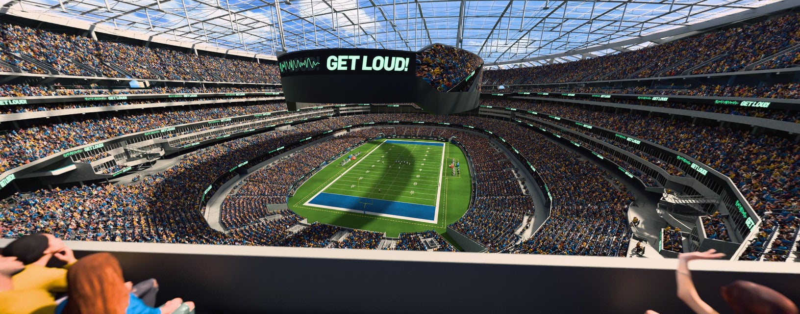 Seat view from 400 Level