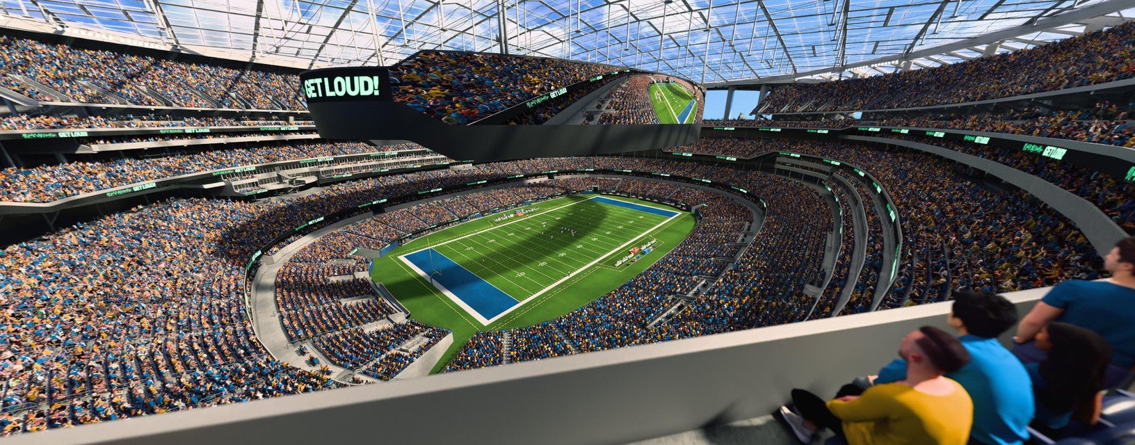 Seat view from 400 Level