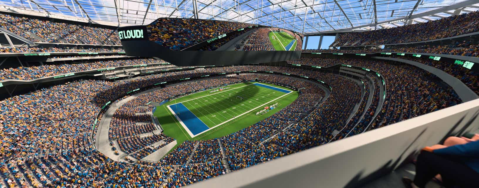 Seat view from 400 Level