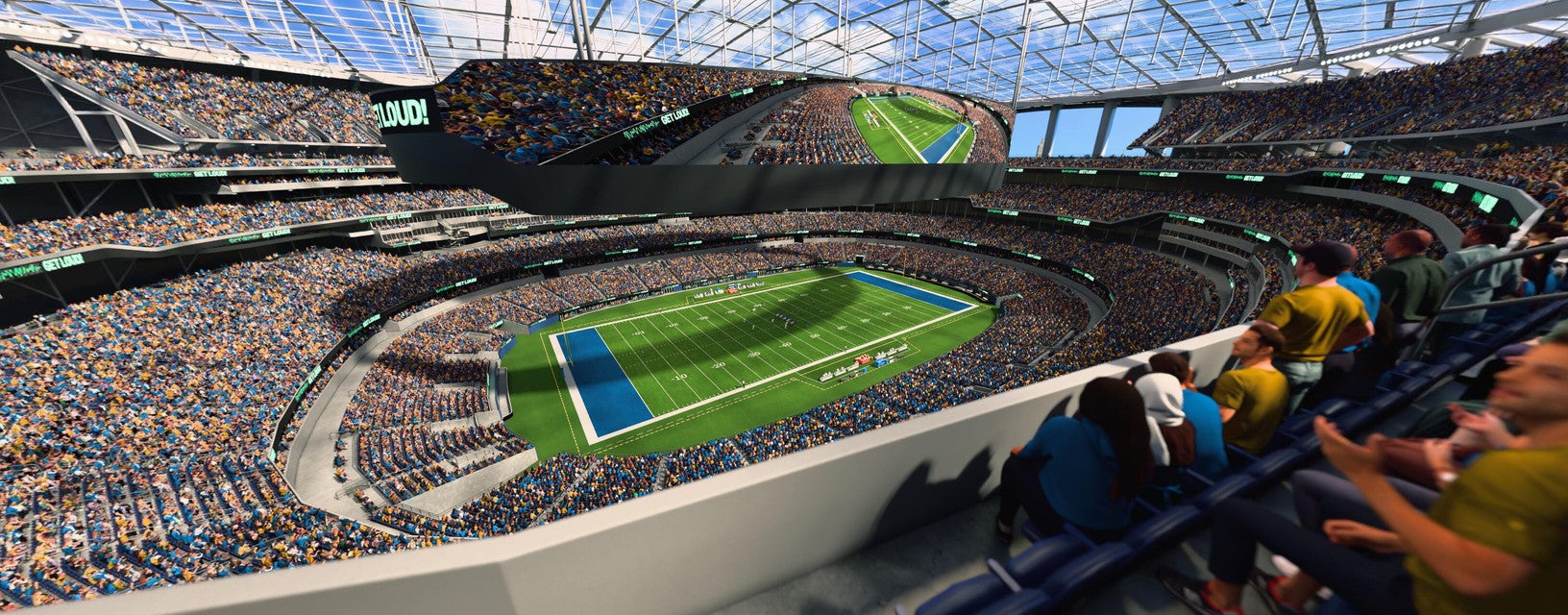 Seat view from 400 Level