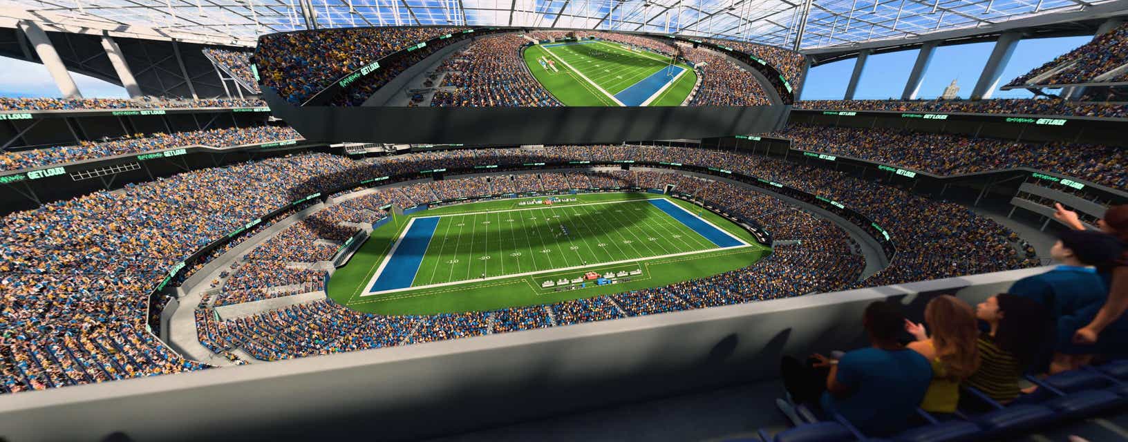 Seat view from 400 Level