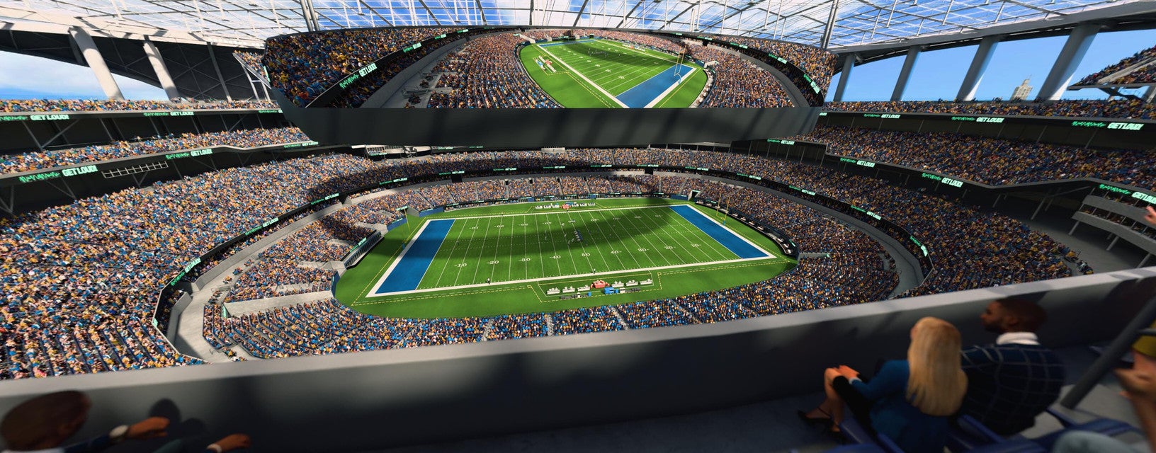 Seat view from 400 Level