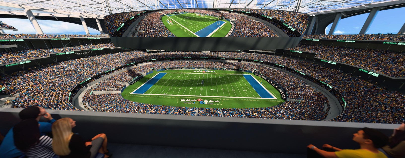 Seat view from 400 Level