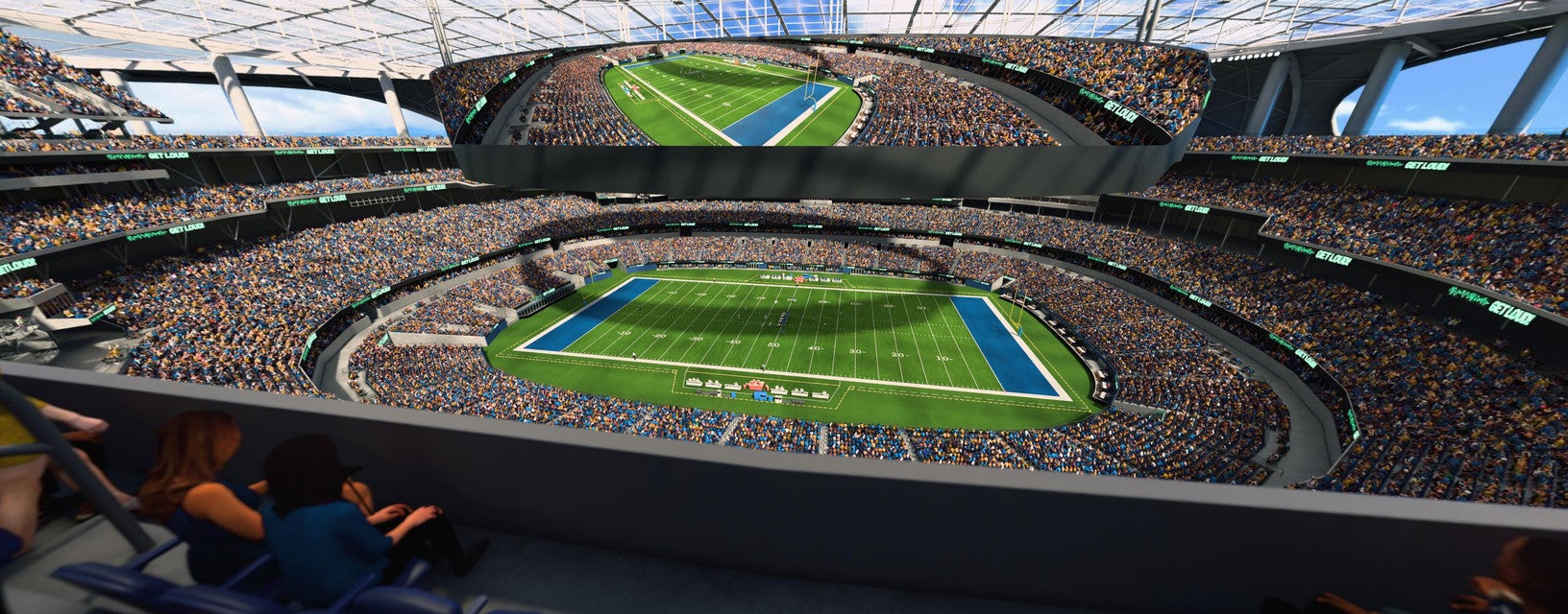 Seat view from 400 Level