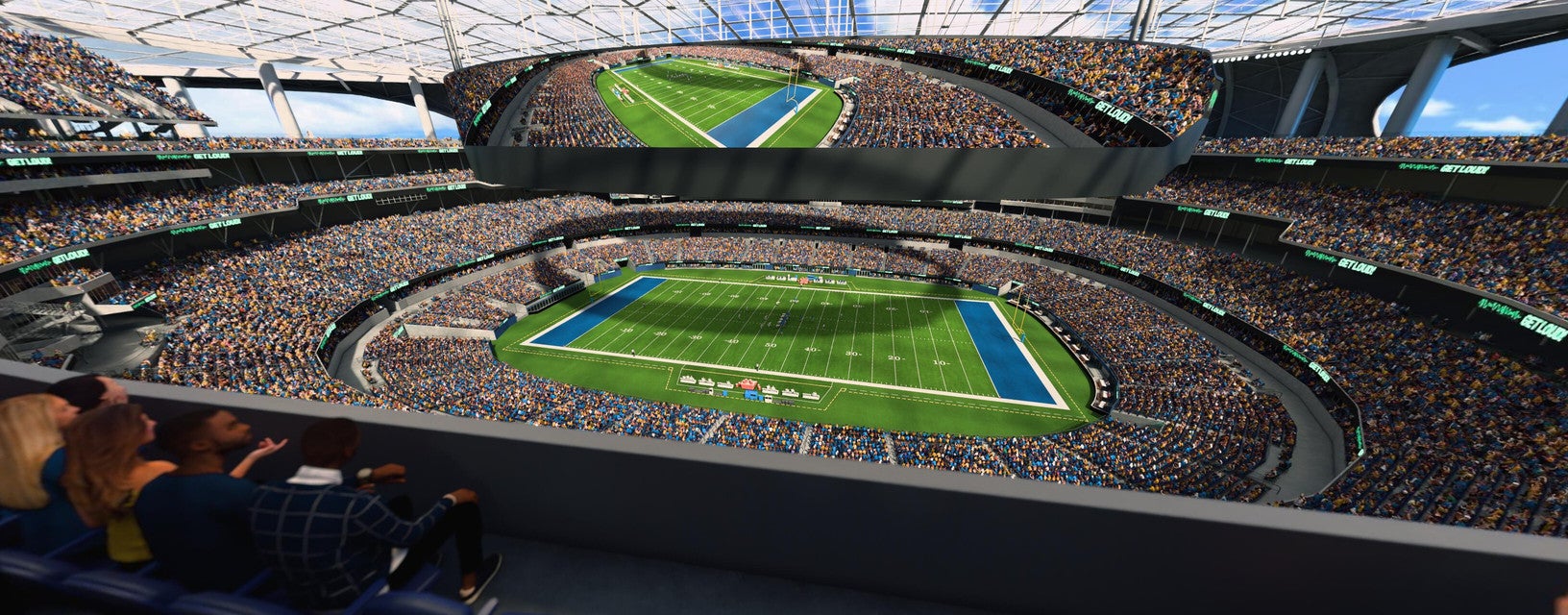 Seat view from 400 Level