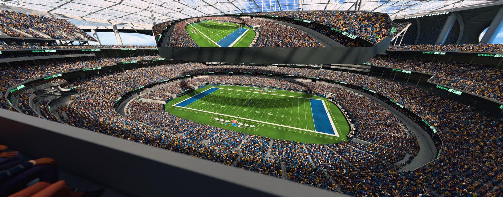 Seat view from 400 Level