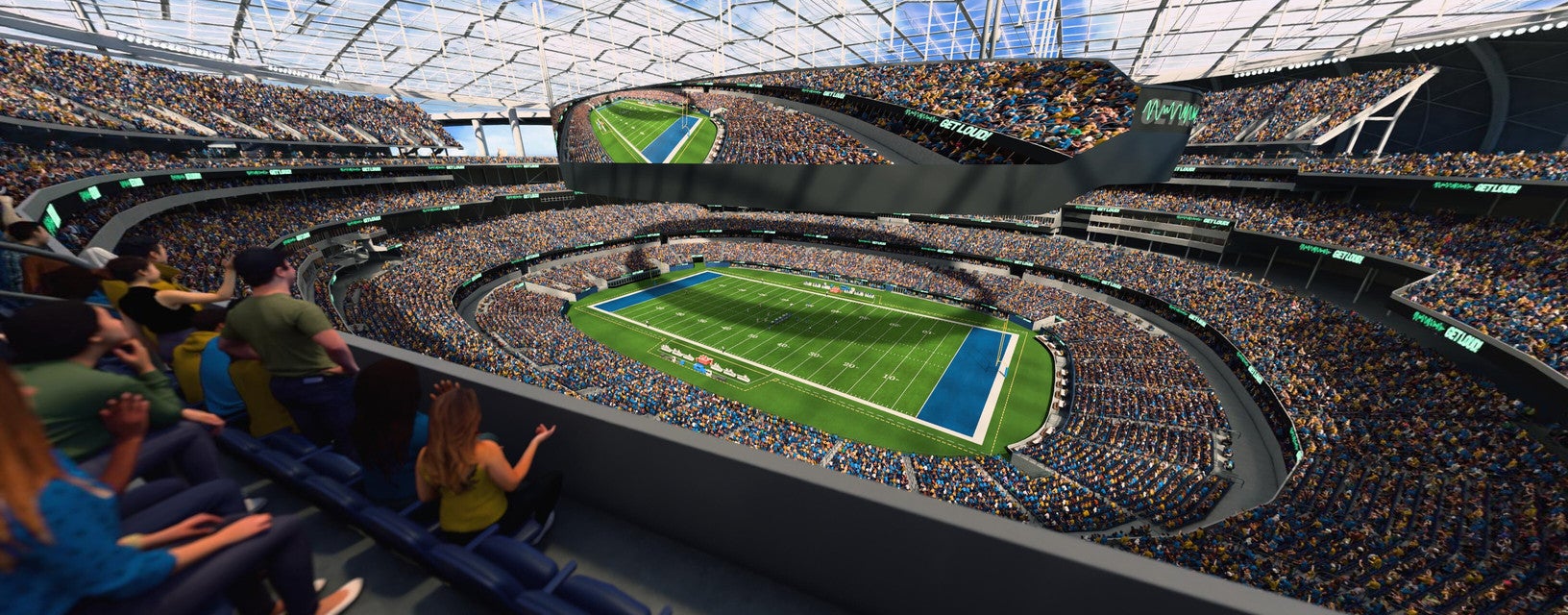 Seat view from 400 Level