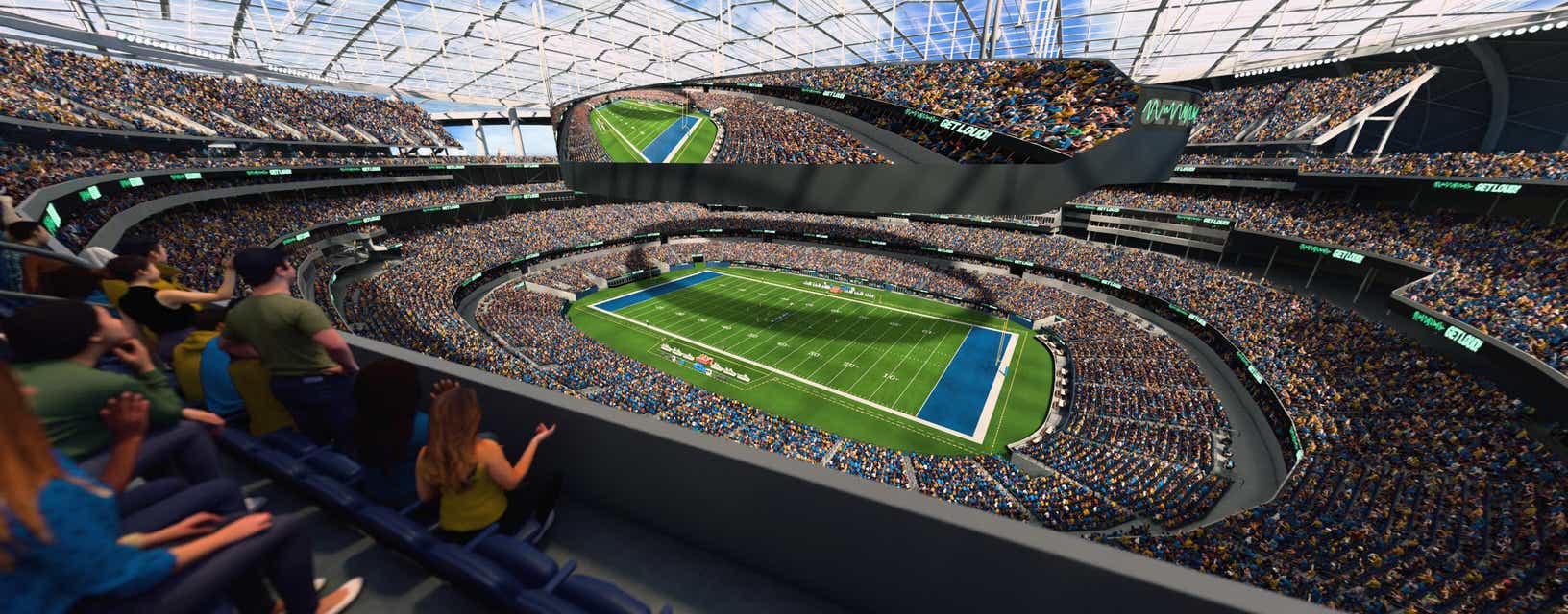 Seat view from 400 Level