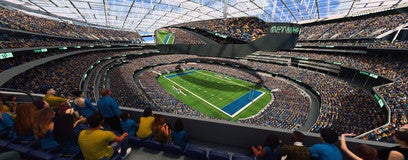 Seat view from 400 Level