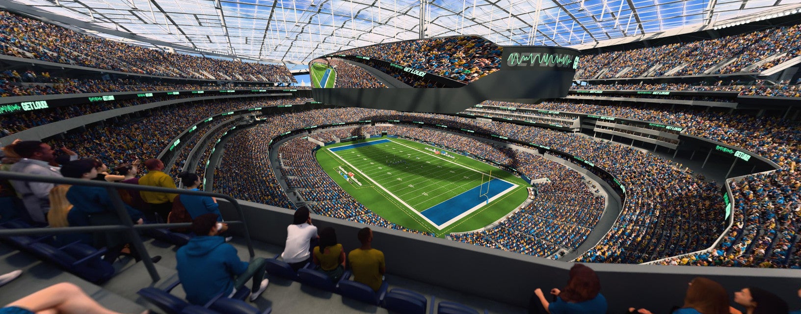 Seat view from 400 Level